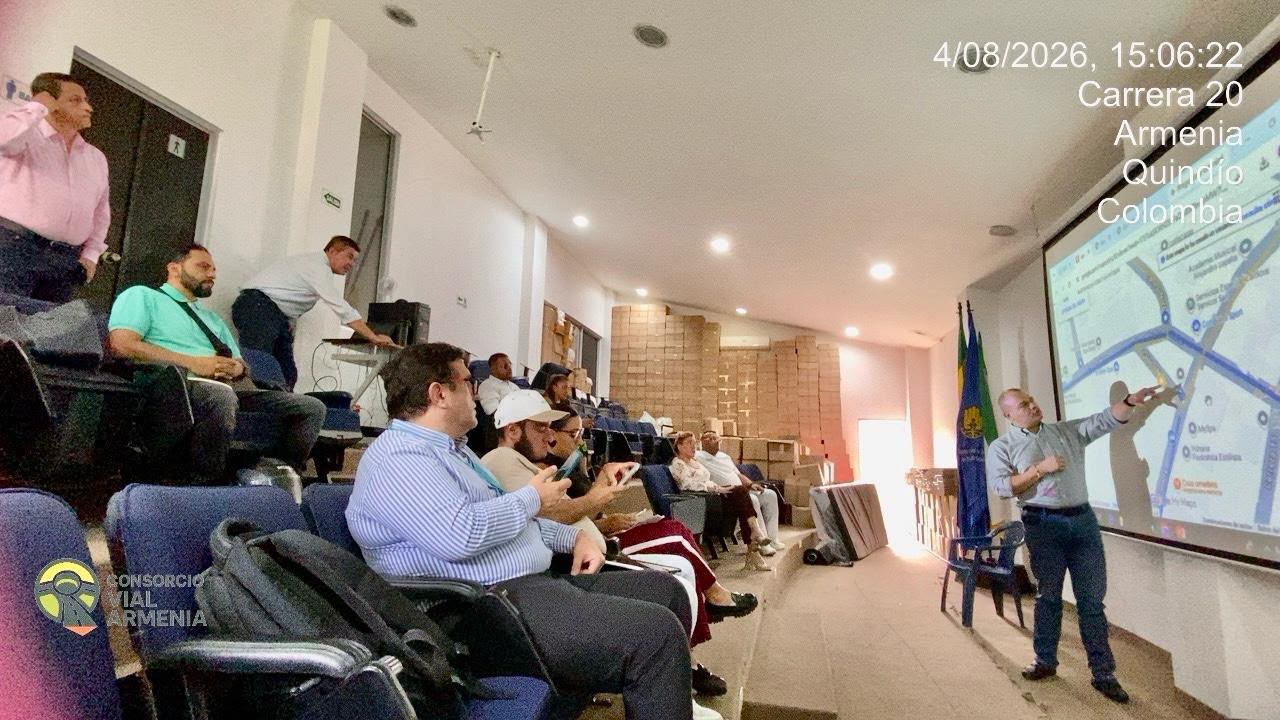 Socialización de la Fase 4 del PMT con el gremio de transportes, empresarios y TINTO en la Terminal de Transportes